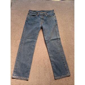 Levi's 514 Straight Fit Men's W33 L30 Medium Wash Blue Denim Jeans